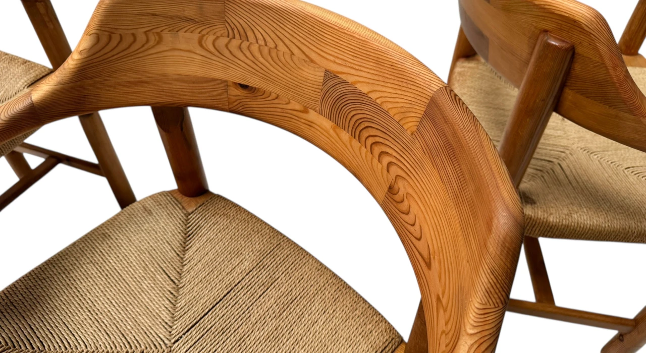 Four Mid-Century Modern Armchairs by Rainer Daumiller, 1970s